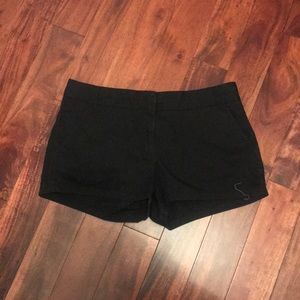 Black 3” chino shorts